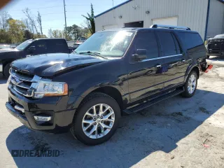 2017 Ford Expedition EL Limited with VIN 1FMJK1KT6HEA07539, listed as a Copart auction lot 49655755 with 102,334 mi miles and Salvage Title. Bid and sale history available at carsss.com. Image 1.