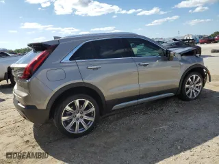 2023 Cadillac XT4 FWD Premium Luxury with VIN 1GYFZCR47PF105143, listed as a Copart auction lot 52397695 with 42,740 mi miles and Non Repairable. Bid and sale history available at carsss.com. Image 3.
