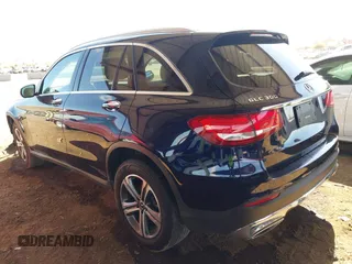 2019 Mercedes-Benz GLC with VIN WDC0G4KB8KV124731, listed as a IAAI auction lot 41651587 with 44,068 mi miles. Bid and sale history available at carsss.com. Image 3.