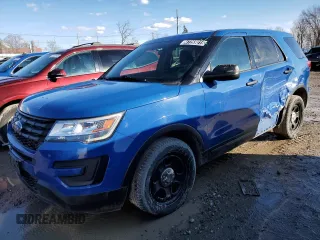 2018 Ford Police Interceptor Utility z VIN 1FM5K8ATXJGB93348, wystawiony jako Copart lot #47269015 z przebiegiem 123 993 mil mil oraz Tytuł czysty. Historia ofert i sprzedaży dostępna na DreamBid. Obrazek 1.