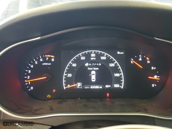 2014 Kia Cadenza Premium with VIN KNALN4D7XE5129013, listed as a Copart auction lot 52720015 with 63,588 mi miles and Salvage Title. Bid and sale history available at carsss.com. Image 9.