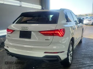 2023 Audi Q3 S line Premium with VIN WA1DECF34P1106228, listed as a IAAI auction lot 42734425 with 52,167 mi miles and . Bid and sale history available at DreamBid. Image 52.