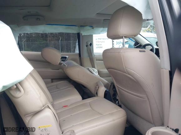 2017 Nissan Pathfinder S with VIN 5N1DR2MM5HC623250, listed as a IAAI auction lot 41867920 with 82,861 mi miles. Bid and sale history available at carsss.com. Image 8.