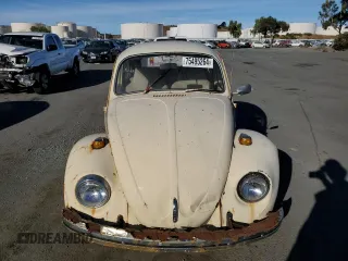 1969 Volkswagen Beetle with VIN 1190494912, listed as a Copart auction lot 75495264 with 67,827 mi miles and Salvage Title. Bid and sale history available at DreamBid. Image 5.