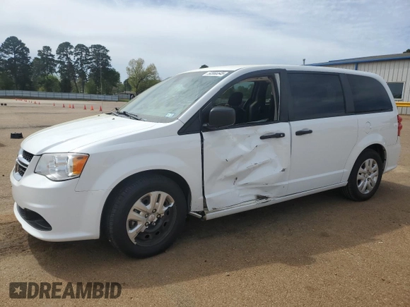 2020 Dodge Grand Caravan SE with VIN 2C4RDGBG3LR222072, listed as a Copart auction lot 50966545 with 128,241 mi miles and Salvage Title. Bid and sale history available at DreamBid. Image 1.