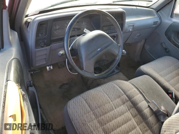 1993 Ford Ranger Splash with VIN 1FTCR10A8PTA95059, listed as a Copart auction lot 41577815 with 22,237 mi miles and Salvage title. Bid and sale history available at DreamBid. Image 8.