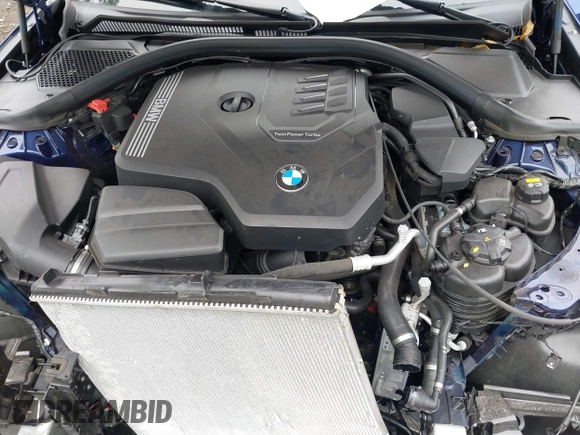 2020 BMW 3 Series 330i xDrive with VIN 3MW5R7J00L8B36008, listed as a IAAI auction lot 40459958 with 32,465 mi miles. Bid and sale history available at carsss.com. Image 10.