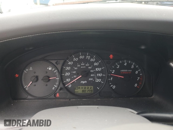 2003 Mazda MPV LX with VIN JM3LW28J730369731, listed as a Copart auction lot 58590885 with 80,179 mi miles and Salvage title. Bid and sale history available at DreamBid. Image 9.