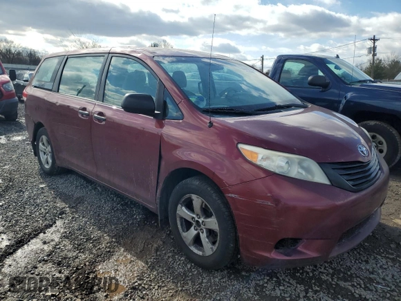 2012 Toyota Sienna with VIN 5TDKA3DC2CS014043, listed as a Copart auction lot 44439585 with 294,361 mi miles and Clean Title. Bid and sale history available at DreamBid. Image 4.