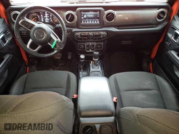 2018 Jeep Wrangler Unlimited Sahara z VIN 1C4HJXEG3JW248594, wystawiony jako Copart lot #46171035 z przebiegiem 78 979 mil mil oraz Szkoda całkowita • Salvage title. Historia ofert i sprzedaży dostępna na DreamBid. Obrazek 8.