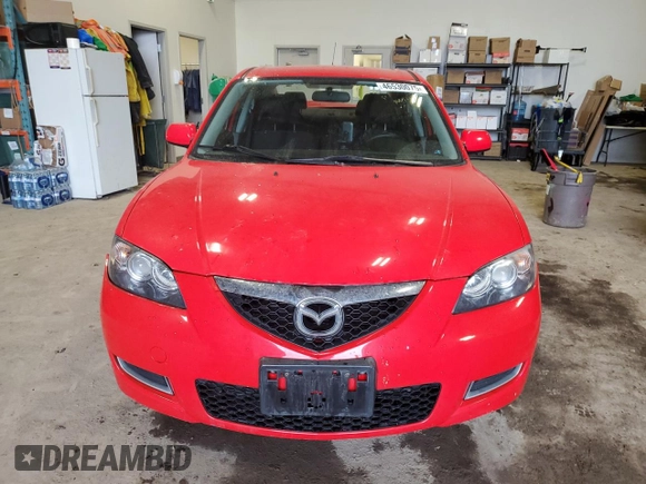 2008 Mazda Mazda3 i Touring Value with VIN JM1BK32F581811823, listed as a Copart auction lot 46530075 with 103,442 mi miles and Salvage Title. Bid and sale history available at carsss.com. Image 5.