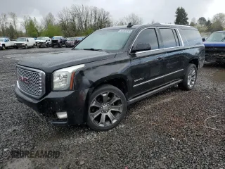 2015 GMC Yukon XL Denali with VIN 1GKS2JKJ6FR592902, listed as a Copart auction lot 52459495 with 226,748 mi miles and Clean Title. Bid and sale history available at carsss.com. Image 1.