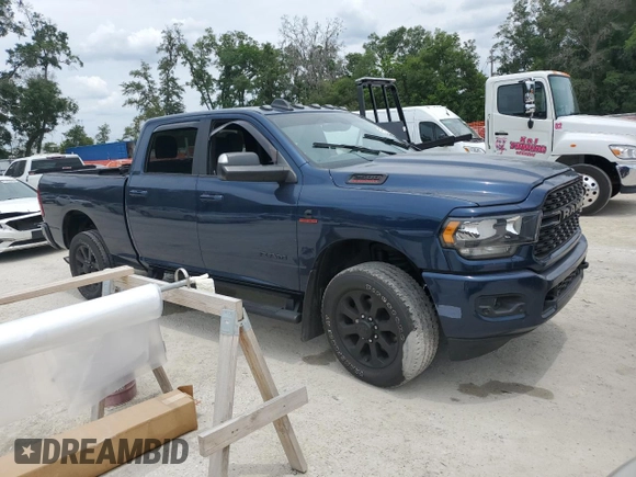 2022 Ram 2500 Big Horn with VIN 3C6UR5DL9NG149946, listed as a Copart auction lot 56124505 with Not provided miles and Salvage title. Bid and sale history available at DreamBid. Image 4.