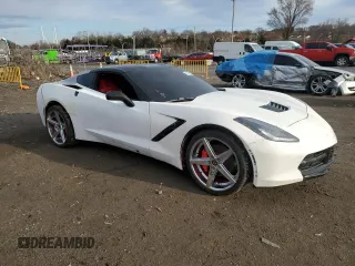 2014 Chevrolet Corvette 2LT with VIN 1G1YC2D74E5114020, listed as a Copart auction lot 49564655 with 21,619 mi miles and Clean Title. Bid and sale history available at carsss.com. Image 4.