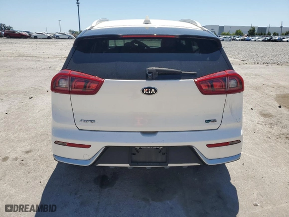 2017 Kia Niro LX with VIN KNDCB3LC0H5040348, listed as a Copart auction lot 53565485 with 30,449 mi miles and Salvage Title. Bid and sale history available at carsss.com. Image 6.