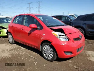 2009 Toyota Yaris with VIN JTDKT903095246576, listed as a Copart auction lot 52150915 with 90,276 mi miles and Salvage Title. Bid and sale history available at DreamBid. Image 4.