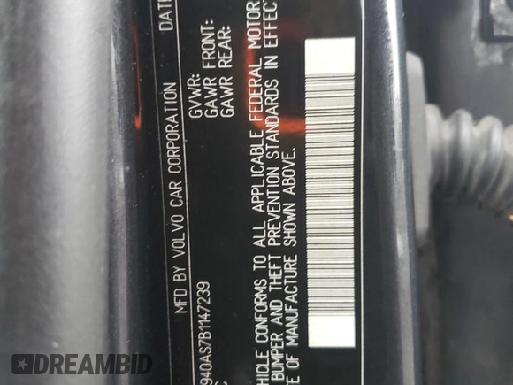 2011 Volvo S80 3.2L с VIN YV1940AS7B1147239, выставлен на аукционе Copart как лот 53158965 с пробегом 203 597 миль миль и Списание • Salvage title. История ставок и продаж доступна на DreamBid. Изображение 15.