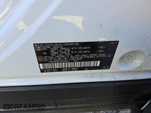 2023 Subaru Solterra Premium with VIN JTMABABA6PA026634, listed as a Copart auction lot 50657275 with 48,902 mi miles and Salvage Title. Bid and sale history available at DreamBid. Image 13.