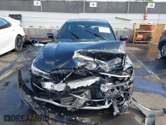2021 BMW 3 Series 330i with VIN 3MW5R1J01M8B95857, listed as a IAAI auction lot 41522820 with 1 mi miles. Bid and sale history available at carsss.com. Image 12.