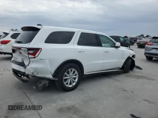 2021 Dodge Durango SXT with VIN 1C4RDHAG9MC519428, listed as a Copart auction lot 87806235 with 68,714 mi miles and Salvage title. Bid and sale history available at DreamBid. Image 3.