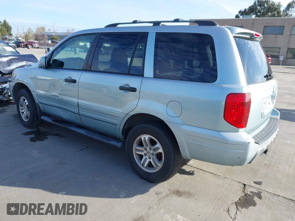 2003 Honda Pilot EX with VIN 2HKYF18463H543326, listed as a IAAI auction lot 41837876 with 215,263 mi miles. Bid and sale history available at carsss.com. Image 3.