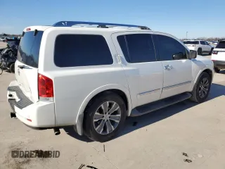 2015 Nissan Armada SV z VIN 5N1BA0ND8FN616053, wystawiony jako Copart lot #88253385 z przebiegiem 211 004 mil mil oraz Szkoda całkowita • Salvage title. Historia ofert i sprzedaży dostępna na DreamBid. Obrazek 3.