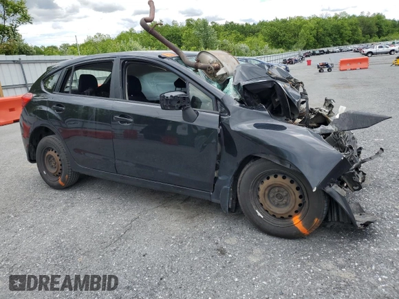 2015 Subaru Impreza 2.0i with VIN JF1GPAA65F8279822, listed as a Copart auction lot 58213405 with Not provided miles and Salvage title. Bid and sale history available at DreamBid. Image 4.