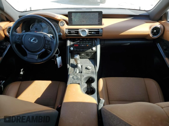 2021 Lexus IS with VIN JTHC81F29M5044638, listed as a Copart auction lot 60393903 with 49,179 mi miles. Bid and sale history available at carsss.com. Image 8.