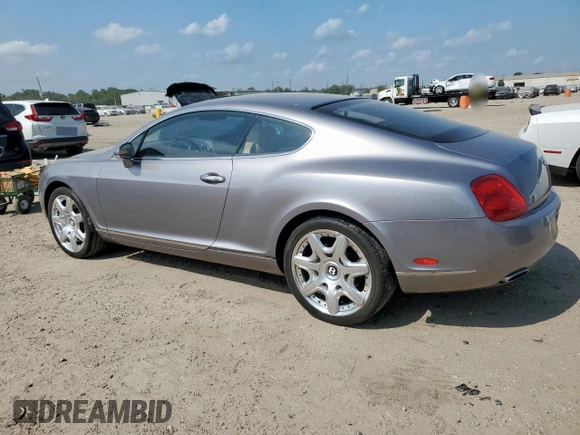 2006 Bentley Continental GT GT z VIN SCBCR63W96C038598, wystawiony jako Copart lot #57393355 z przebiegiem 35 297 mil mil oraz Czysty tytuł • Clean title. Historia ofert i sprzedaży dostępna na DreamBid. Obrazek 2.