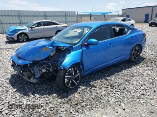2024 Nissan Sentra SV with VIN 3N1AB8CV0RY346589, listed as a Copart auction lot 54516365 with 28,292 mi miles and Salvage Title. Bid and sale history available at carsss.com. Image 1.