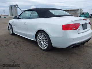 2015 Audi S5 Premium Plus with VIN WAUCGAFH2FN009433, listed as a IAAI auction lot 42034153 with 104,859 mi miles. Bid and sale history available at carsss.com. Image 3.