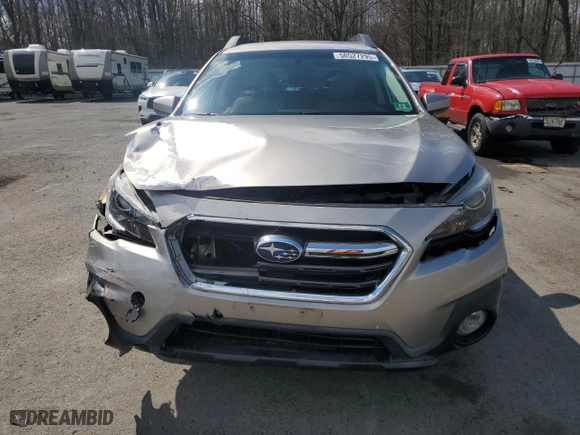 2018 Subaru Outback Premium with VIN 4S4BSACC5J3394685, listed as a Copart auction lot 50527295 with 57,272 mi miles and Salvage Title. Bid and sale history available at carsss.com. Image 5.