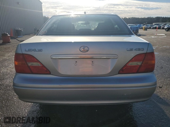 2001 Lexus LS 430 with VIN JTHBN30F110039728, listed as a Copart auction lot 47979435 with 215,935 mi miles and Salvage Title. Bid and sale history available at DreamBid. Image 6.