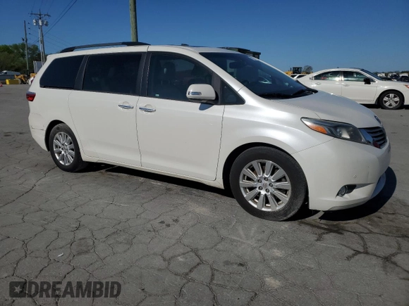2017 Toyota Sienna XLE Auto Access Seat with VIN 5TDYZ3DC7HS810930, listed as a Copart auction lot 51924515 with 184,345 mi miles and Salvage title. Bid and sale history available at DreamBid. Image 4.