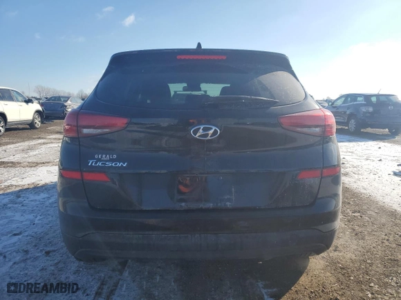 2020 Hyundai Tucson SE with VIN KM8J23A46LU176626, listed as a Copart auction lot 88593375 with 79,669 mi miles and Salvage Title. Bid and sale history available at carsss.com. Image 6.