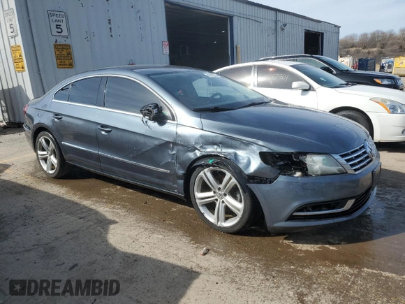 2013 Volkswagen CC R-Line with VIN WVWBP7AN6DE547029, listed as a Copart auction lot 46512734 with 119,443 mi miles and Salvage Title. Bid and sale history available at DreamBid. Image 4.