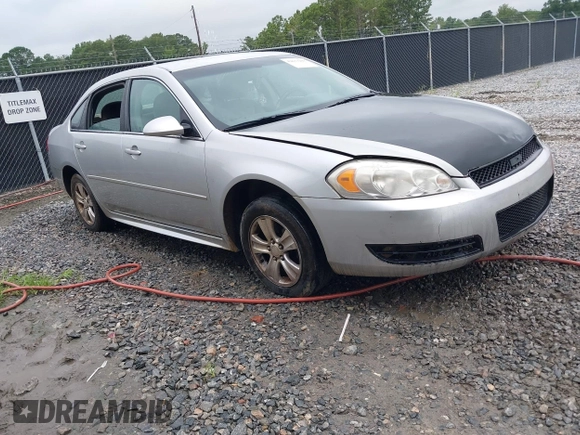 2012 Chevrolet Impala LS Fleet z VIN 2G1WF5E35C1267838, wystawiony jako IAAI lot #42633208 z przebiegiem Nie podano mil oraz . Historia ofert i sprzedaży dostępna na DreamBid. Obrazek 1.