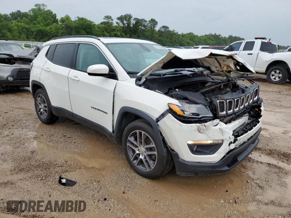 2020 Jeep Compass Latitude with VIN 3C4NJCBBXLT158971, listed as a Copart auction lot 56140245 with 38,212 mi miles and Salvage title. Bid and sale history available at DreamBid. Image 4.