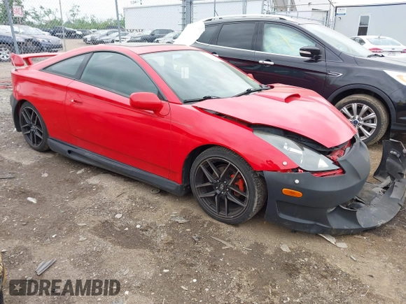 2005 Toyota Celica GT with VIN JTDDR32T850188113, listed as a IAAI auction lot 42273707 with 127,202 mi miles and . Bid and sale history available at DreamBid. Image 1.