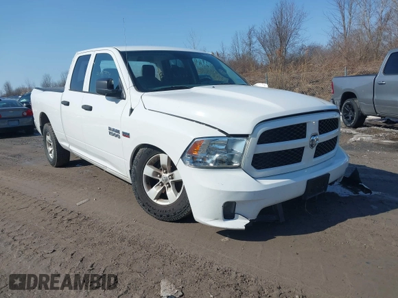 2018 Ram 1500 Express with VIN 1C6RR7FT4JS284558, listed as a IAAI auction lot 41649803 with 156,086 mi miles. Bid and sale history available at carsss.com. Image 1.