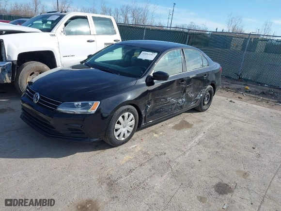 2015 Volkswagen Jetta Sedan 2.0L S with VIN 3VW2K7AJ9FM424668, listed as a IAAI auction lot 41833307 with 73,574 mi miles. Bid and sale history available at carsss.com. Image 2.