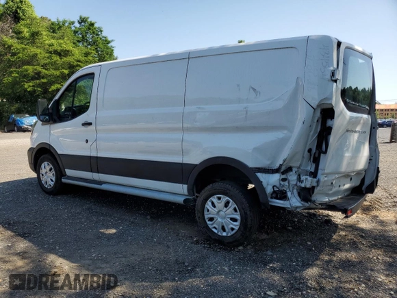 2023 Ford Transit Cargo with VIN 1FTBR1Y84PKA66581, listed as a Copart auction lot 62182335 with 19,897 mi miles and Clean title. Bid and sale history available at DreamBid. Image 2.