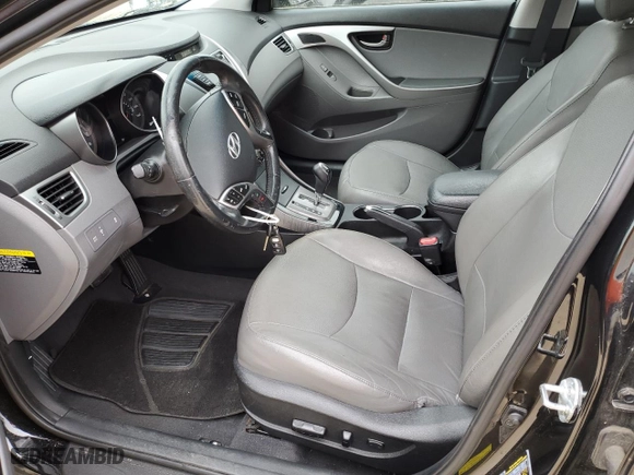 2013 Hyundai Elantra GLS with VIN 5NPDH4AE2DH289046, listed as a Copart auction lot 49861545 with 91,497 mi miles and Salvage Title. Bid and sale history available at carsss.com. Image 7.