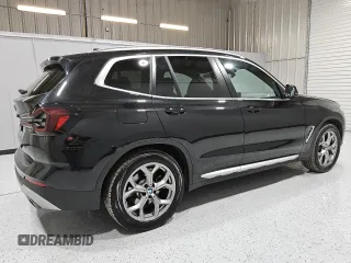 2024 BMW X3 sDrive30i with VIN 5UX43DP06R9V04050, listed as a Copart auction lot 53581435 with 28,220 mi miles and Clean Title. Bid and sale history available at DreamBid. Image 3.