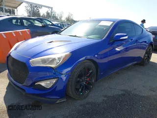 2013 Hyundai Genesis Coupe Grand Touring with VIN KMHHU6KJ5DU092555, listed as a IAAI auction lot 41959840 with 52,016 mi miles and . Bid and sale history available at DreamBid. Image 2.