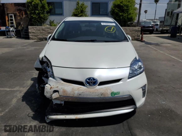 2014 Toyota Prius with VIN JTDKN3DP9E3053840, listed as a Copart auction lot 61880475 with 50,179 mi miles and Salvage title. Bid and sale history available at DreamBid. Image 5.