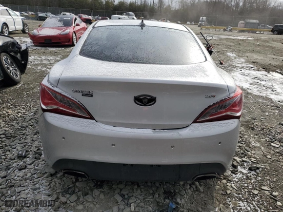 2014 Hyundai Genesis Coupe 2.0T R-Spec with VIN KMHHT6KD1EU118938, listed as a Copart auction lot 46115545 with 155,209 mi miles and Salvage Title. Bid and sale history available at carsss.com. Image 6.