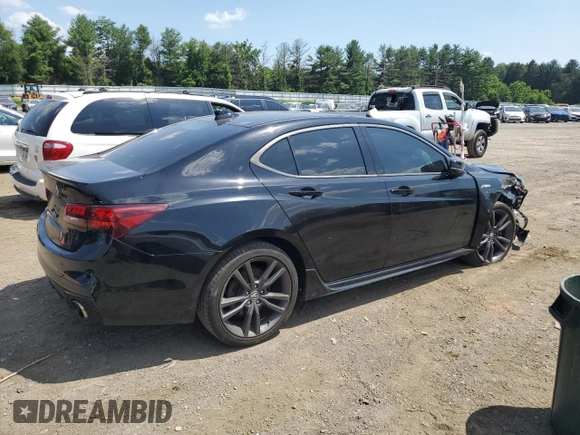 2019 Acura TLX w/A-Spec Pkg with VIN 19UUB3F64KA006472, listed as a Copart auction lot 53916265 with Not provided miles and Salvage title. Bid and sale history available at DreamBid. Image 3.