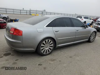 2004 Audi A8 L with VIN WAUML44E74N005627, listed as a Copart auction lot 84340834 with 139,575 mi miles and Clean Title. Bid and sale history available at carsss.com. Image 3.
