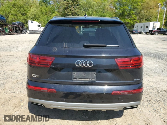 2019 Audi Q7 Premium Plus with VIN WA1LHAF72KD032390, listed as a Copart auction lot 56372405 with 63,446 mi miles and Salvage title. Bid and sale history available at DreamBid. Image 6.